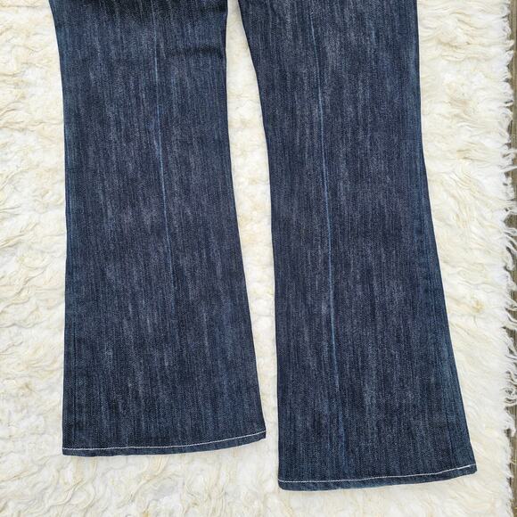 Bootcut Jeans Rock Republic Kasandra Size 30 Dark Stretch Denim Logo Embroidery - Picture 4 of 10